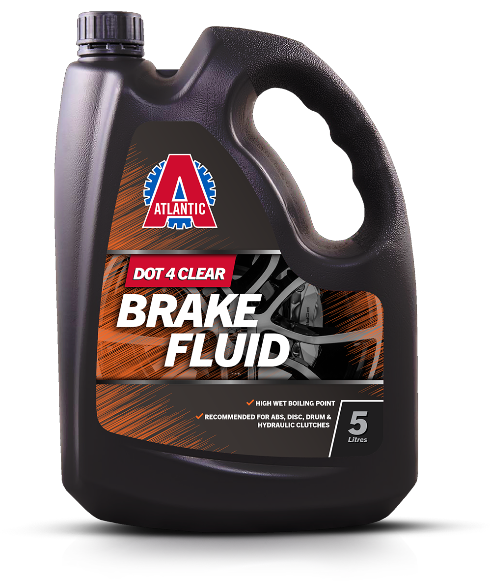 Atlantic Oil Brake Fluid Dot 4 Clear 5 Litre Drum Sprint Lubricants
